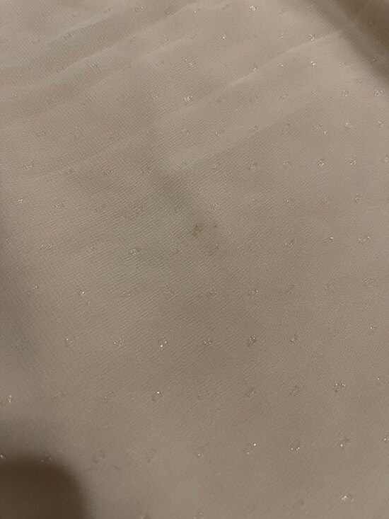 Francesca's Light Pink Dress Size Medium Sheer Sparkle Shimmer - Picture 9 of 9